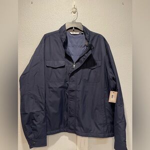 Peter Millar Norfolk Bomber Jacket / MF24Z03 / Color Navy / 2X Large